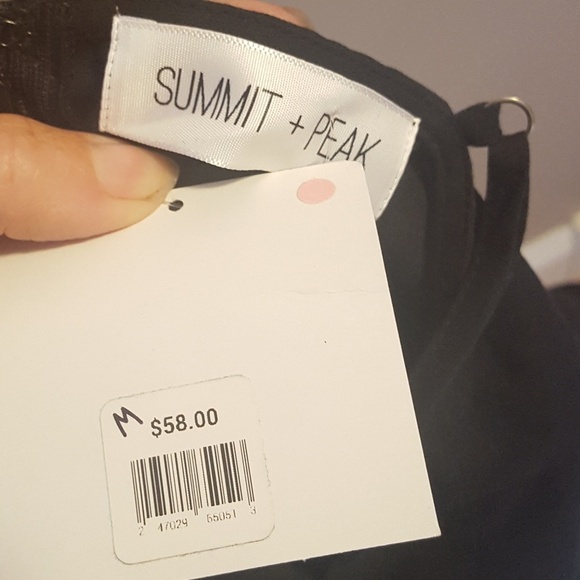 Summit & Peak One Shoulder Mini Dress Black Size Med - Picture 4 of 4